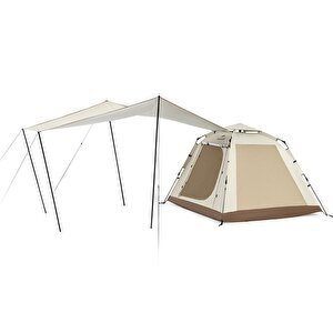 Naturehi̇ke Ango Pi̇kni̇k 3 Otomati̇k Kurulum  Standart Tenteli̇ Çadir