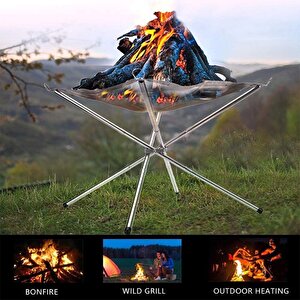 Madfox Fire Rack Katlanır Ateş Sehpası Brülör