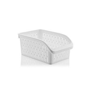 Sy-2171 Plastik Büyük Dolap İçi Sebze Meyve Düzenleyici Beyaz 4'lü Set Beyaz