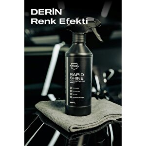 Nasiol Rapidshine Araç Hızlı Nano Detay Spreyi-derin Renk Efekti-showroom Parlaklığı-6 Ay Dayanım-500ml
