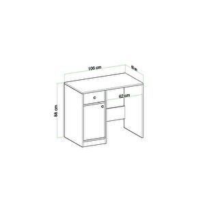 Çamaşır Makinası Dolabı Mdf Çam Desen