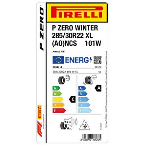 285/30r22 101w Xl Zero Winter (ao) Ncs Oto Kış Lastiği (üretim: 2024)