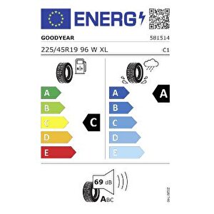 225/45r19 96w Eagle F1 Asymmetric 6 Xl Fp Oto Yaz Lastiği (üretim: 2025)
