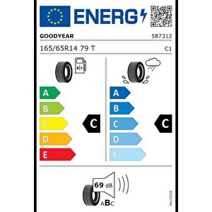 165/65r14 79t Efficientgrip Compact 2 Oto Yaz Lastiği (üretim: 2025)