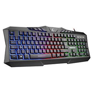 Rampage Argenti Km-404 Rainbow Aydınlatmalı Usb Gaming Q Klavye+kulaklık+mouse+mousepad