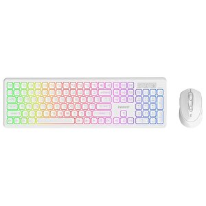 Km-319bt Q Türkçe Rgb Kablosuz Oyuncu Klavye Mouse Seti