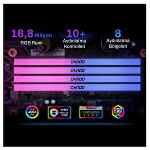 Biwin Dw100-cb005 32gb Ddr5 7200mhz 2rx16 Masaüstü Ram Siyah