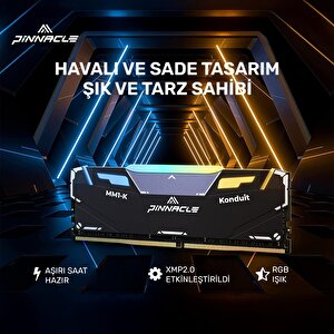 Timetec Pinnacle Pkmd4u32c16chb32g 32gb Ddr4 3200mhz 2rx8 Cl16 Rgb Masaüstü Ram