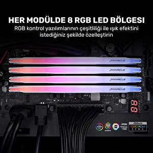 Timetec Pinnacle Pkmd4u32c16chw16g 16gb Ddr4 3200mhz 2rx8 Cl16 Rgb Masaüstü Ram