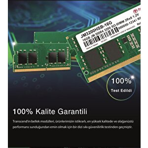 Transcend Jm3200hsb-16g 16gb Ddr4 3200mhz Cl22 1.2v Notebook Ram