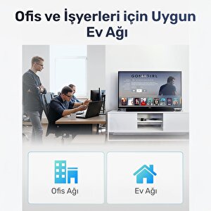 Cudy Gs108d 8 Port 10/100/1000 Yönetilemez Desktop Plastik Kasa Switch