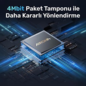Cudy Gs108d 8 Port 10/100/1000 Yönetilemez Desktop Plastik Kasa Switch