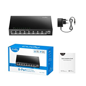 Cudy 8-port 10/100 Mbps Metal Switch
