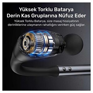 Npo Nvr11 5 Seviyeli 2600rpm Uzun Saplı Ergonomik Profesyonel Sporcu Masaj Tabancası