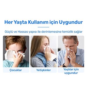 Npo Nicefeel Nj159 Profesyonel Sinüs Temizleme Şarjlı Taşınabilir Nazal Bakım Burun Duşu