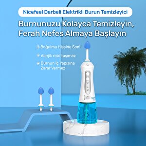 Npo Nicefeel Nj159 Profesyonel Sinüs Temizleme Şarjlı Taşınabilir Nazal Bakım Burun Duşu