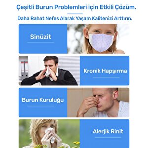 Npo Nicefeel Nj159 Profesyonel Sinüs Temizleme Şarjlı Taşınabilir Nazal Bakım Burun Duşu