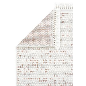 Cool Halı Olinda 1111 Krem Oturma Odası Salon Halısı Yumuşak İskandinav Yolluk Bukle Makine Halısı