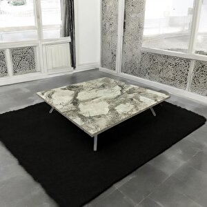 Kare Yer Sofrası Mutfak Sofrası Kolay Taşınabilir 90 X 90 Cm Balkon Sofra