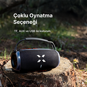 Xenon Smart Rgb Bluetooth Hoparlör, 5 Saat Çalma Süresi, 20 W,  Bluetooth 5.3 Tws Outdoor Ses Bombası X6701