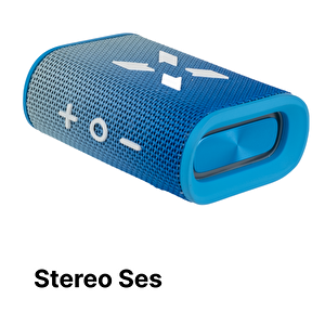 Bluetooth Hoparlör, 5w, Ipx7 Suya Dayanıklı, Stereo, Rgb Ses Bombası (beyaz + Mavi) X6703