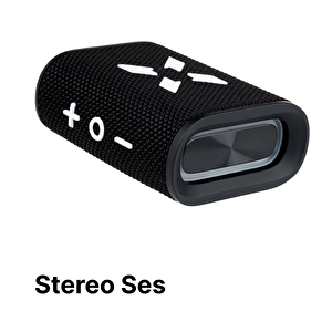 Bluetooth Hoparlör, 5w, Ipx7 Suya Dayanıklı, Stereo, Rgb Ses Bombası (siyah-beyaz) X6703_m1