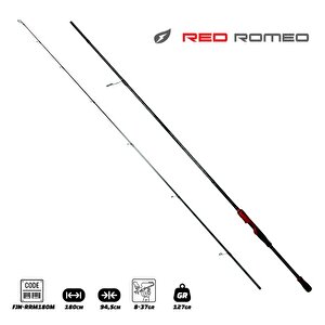 Red Romeo Fjn-rrm180m 180cm 8 - 37gr Spin Olta Kamışı