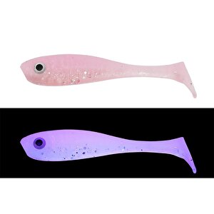 Gümüş 5cm 5 Adet Silikon Yem Uv Pembe