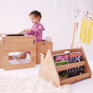 Montessori Çocuk Odası Kitaplık
