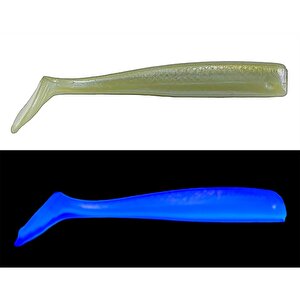 Sargan 8cm 5 Adet Silikon Yem Uv Gold