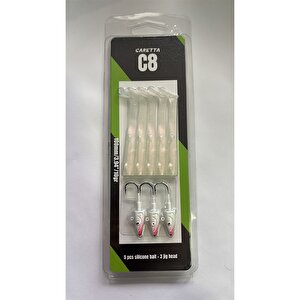 C8 10cm 10gr 5+3 Silikon Yem Blue Spirit