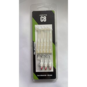 C8 10cm 10gr 5+3 Silikon Yem Blue Spirit