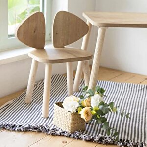 Montessori Çocuk 1 Mickey Sandalye Kahverengi