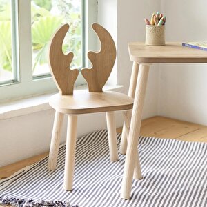 Montessori Geyik 1 Sandalye Kahverengi