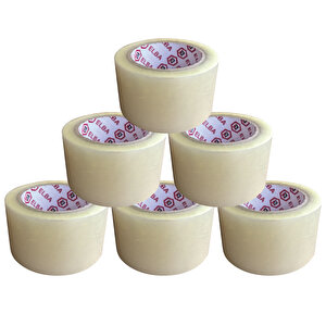 Elba Bant 60x100 (6 ADET) Geni̇ş 1.kalite Hotmelt Şeffaf Ambalaj | Paketleme Şeffaf