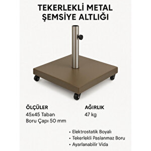 Hanway Tekerlekli Kapaklı Şemsiye Altlığı