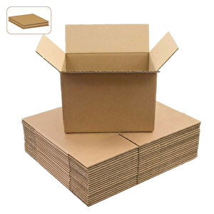 30x30x20cm (10 ADET) 1.kalite 6mm Kalın Boş Karton Koli (küçük Eşya-ev Taşıma-çeyiz-depolama-nakliye)
