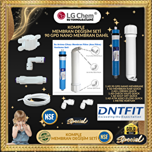 Dnt Fittings Komle Membran Deği̇şi̇m Seti̇.quick.lg Chem 90 Gpd Nano Membran Dahi̇l
