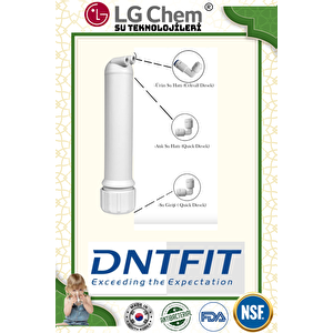 Dnt Fittings Komle Membran Deği̇şi̇m Seti̇.quick.lg Chem 90 Gpd Nano Membran Dahi̇l