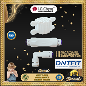 Dnt Fittings Shut Off Atik Kisici Flow 3 Lü Set. Quick