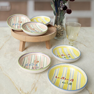 Mama Mia & La Dolce Vita Halka Çerezlik / Sosluk 13 Cm 6 Adet 22724-25