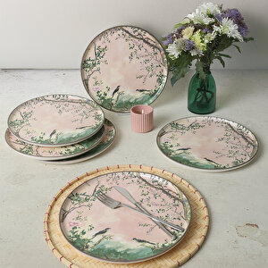 Pink Woods Nordic Servis Tabağı 28 Cm 6 Adet 22641