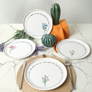 Motto Bloom Nordıc Pasta Tabağı 22 Cm 4 Adet 22806-07-08-09