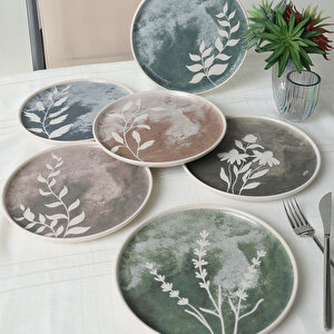 Deep Flowers Nordıc Pasta Tabağı 22 Cm 6 Adet 22813-17