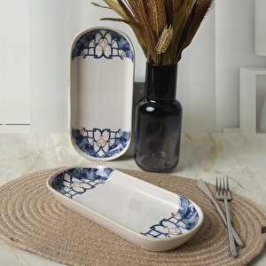 Wave Flow Noyan Kayık Tabak 26 Cm 2 Adet 22747