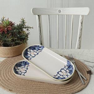 Wave Flow Noyan Kayık Tabak 26 Cm 2 Adet 22747