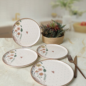 Soft Bloom Nordic Pasta Tabağı 22 Cm 4 Adet 22875