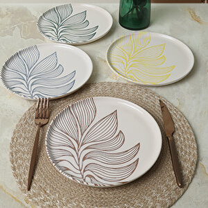 Leaf Harmony Nordıc Pasta Tabağı 22 Cm 4 Adet / 22974-77