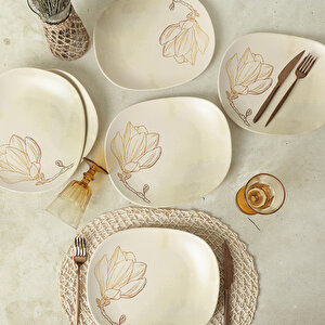 Vintage Bloom İsabella Servis Tabağı 30 Cm 6 Adet 22057