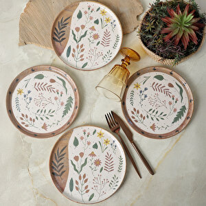 Soft Bloom Nordic Pasta Tabağı 22 Cm 4 Adet 22876-77
